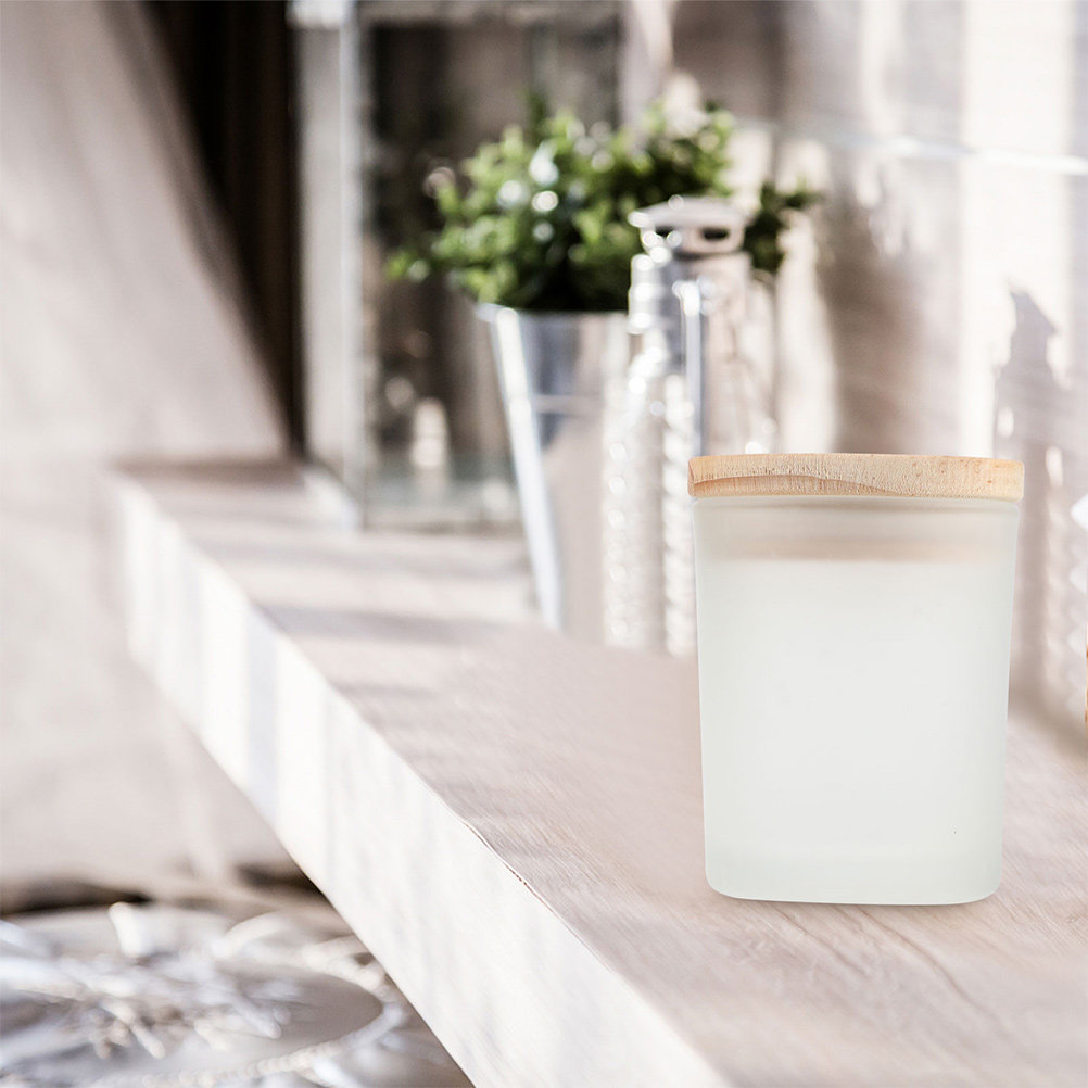 Candle Making Jars With Lids - Gruby słoik ze szkła z rustykalną